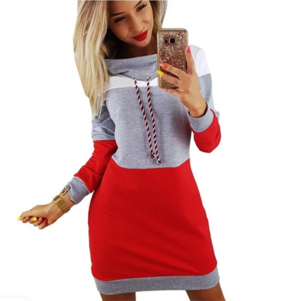 Comfy Turtleneck T-shirt Dress